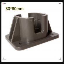 Outdoor Courtyard Accessories, Balcony Guardrail Accessories Aluminum Alloy Fence Post Cap Base thumbnail-2