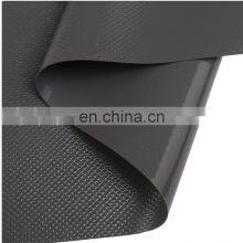 1000d wasserdichter B1 FR 620 gsm Hochleistungs-Polyester-Vinyl-Gewebe, schwarzes mit PVC beschichtetes Planenmaterial thumbnail-2