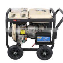 Tragbarer Dieselmotor-Generator mit 4 Rädern. Dieselmotorgeneratorsatz mit CE-Zertifikat thumbnail-3