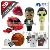 OEM Usb Sticks With 3D Custom USB Drives for Wedding Favor Gift Item World Cup 2014