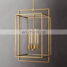 BECKMAN PENDANT Brass Metal Glass Simple Modern Chandelier for Living Room Bedroom Hotel Restaurant Ceiling Home Decor Lighting thumbnail-1