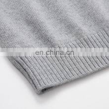 Custom 100% Cashmere Turtleneck Sweater Solid Pattern Long Sleeve Winter Knit Casual Style With Front Logo thumbnail-5