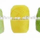4.8mm*50m Natural Peach Raffia Paper Ribbon Eggs Rolls for Wrapping Gift/present and Decorative Party thumbnail-1