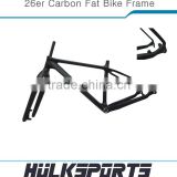 High quanlity 26er full carbon fat bike frame 26inch 190/197mm spacing of snow bicycle frame 16"/18"/20" with bsa bb 3K/UD                        
                                                Quality Choice