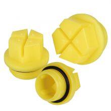 Plastic Threaded Nylon Hole Plug for BSP G Threads Yellow thumbnail-5