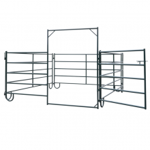 Einfache Installation, tragbare, gebrauchte Pferdehofpaneele mit Schnellverbindungssystem thumbnail-3