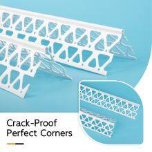 Customizable Flexible Impact Resistant White Vinyl PVC Corner Bead for Easy DIY Wall Repair thumbnail-1