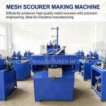 Automatic Mesh Steel Wire Ball Machine Stainless Steel Scrubber Machine thumbnail-2