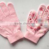 Kids Fashion Warm Rubber Glove With Patten Winter Glove Knitted Glove thumbnail-3