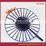 2015 Decorative Gift Bamboo Round Hand Fan for Business Present thumbnail-2