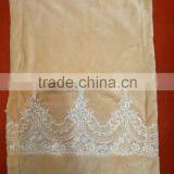 Short Plush Beaded Bed Cover 3pcs