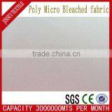 Well Brushed Soft Type With Calendered Finished Polyester Micro Bleached White Fabric for EU Market thumbnail-4