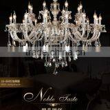 China Wholesalers Modern Pendant Light Cognac LED Crystal Chandelier Big Glass Chandeliers Hanging Lamp Lighting CZ3010/16+8 thumbnail-3