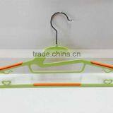 Colorful ABS Suit Hanger From China, With TPR Rubber Strip and Tie Bar, no Notch , Custom thumbnail-2