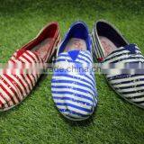 Ms Fashionable Striped Cloth Shoes thumbnail-4