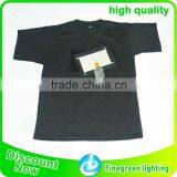 Washable Led T Shirt Customized Own Logo EL Panel T Shirt Led thumbnail-2
