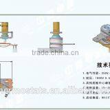 Adjustable Bimetallic Steam Iron Thermostat thumbnail-2