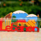TOURIST SOUVENIR Rubber Beirut Lebanon FRIDGE MAGNET Customized Refrigerator Magnet Picture Frame ---DH20722 Supplier's Choice thumbnail-1