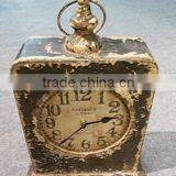 Shabby Chic Metal Antique French Clock