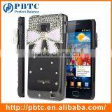 Set Screen Protector And Case For Samsung Galaxy S2 I9100 , Hard Plastic 3D Bling Diamond Phone Case thumbnail-2
