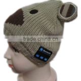 Children Bluetooth Hat With Animal Designs Knit, Knitte Ear Beanie Bluetooth Hat