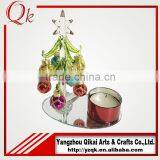 High Quality and Nice Looking Glass Christmas Tree With Candlestick