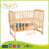WBC-22B Hot Selling Euro UK Style Multi-purposes Baby Cot Dimensions, Baby Cot Wheels thumbnail-5