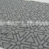 Grey Triangle Polyester Milk Fiber Spandex Print Lycra Fabric thumbnail-5