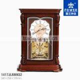 Wooden Rotating Pendulum Table Clock thumbnail-1