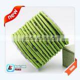 Green 6mm Real Fashion Snakeskin Leather Cord Stitched Outside thumbnail-1