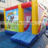 New designed inflatable bouncy castle with water slide/inflatable bounce house