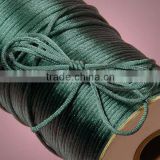 Satin cord Jewelry making supplies-dark green color china knot satin cord for jewelry DIY making and craft supplies