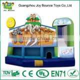 outdoor animals elephant combo inflatable bounce house