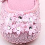 2016 Pink Toddler Shoes With Adorable Flower Decorate Baby Rubber Shoes Quality Choice thumbnail-5