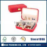 Rose-colored Leather Jewelry Watch Storage thumbnail-1