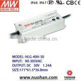 Meanwell 40W Switching Power Supply 0-10v Dimming Led Driver