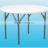 4ft Plastic Round Folding Wedding Table thumbnail-1