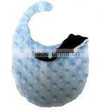 2016 Crazy Sales 4 Styles Customized Soft Lt Blue Minky Baby Boy Bib thumbnail-2