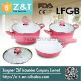 ALUMINUM FORGED CASSEROLE Purple Ceramic Cookware Set thumbnail-1