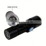 C92 Build in Battery Zoomable Led Rechargeable Flashlight Mini Usb Charging Flashlight thumbnail-2