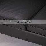 Black Modern Luxury Borge Mogensen Solid Wood Frame Sofa 2 Seater thumbnail-6