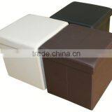Stronger!! PVC Leather Foldable Storage Stool thumbnail-1