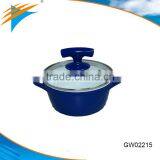 aluminium Ceramic coating surface with lid soup pot