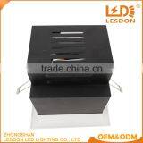 New Design Professional Dimbal Square 12w 15w Cob Led Grille Downlight thumbnail-5