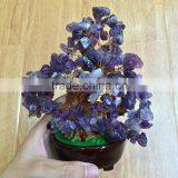 Natural Rock Amethyst Crystal Tree Ornaments For Sale
