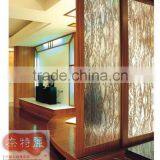 Mesh Image Decorative Acrylic Shower Doors thumbnail-2