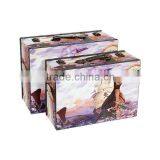 Set Of 2 New Design Wooden Vintage Suitcase