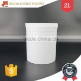 2L Screw Lid Plastic Jar, Chemical Sample Jar, Plastic Jar for Lab