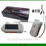 Solar Flashlight Solar Torch Solar Charger +Solar FM Radio