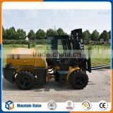 Lifting height 3m forklift truck 3.5 ton Rough terrain forklift for sale